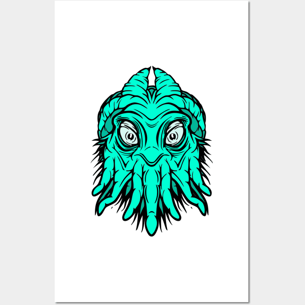 Cthulu Wall Art by RDandI